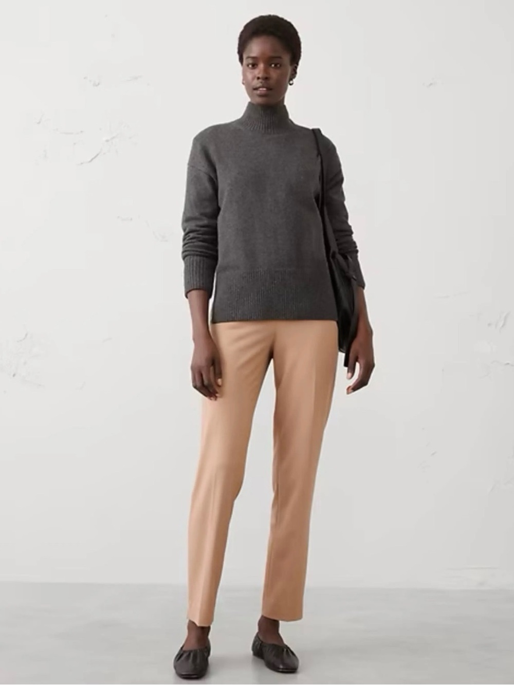 Lot of 3 Banana Republic Tapered Leg ‘Hayden’ slacks (Camel, Black, Rich Navy)
